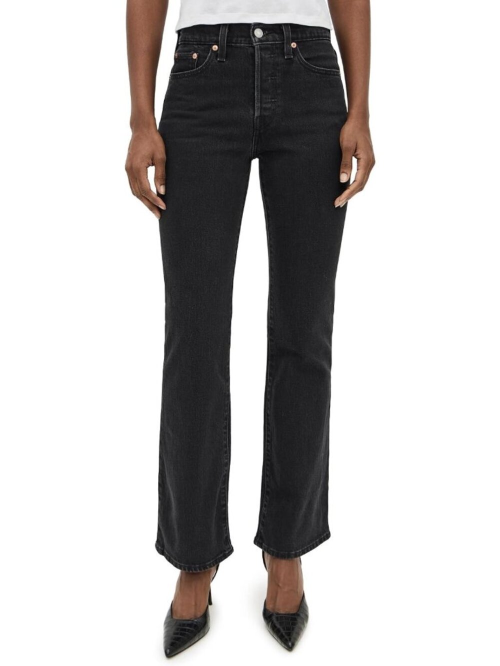 Women's Wedgie Boot Cut Jeans - High-Waisted, Vintage Style, Flattering Fit